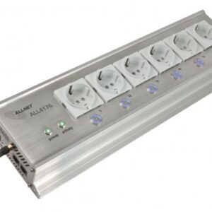 ALLNET ALL4176v3 MSR IO Zentrale Schaltsteckdosenleiste 6-fach inkl. Messgerät für Desktop & 19" Montage für IP Gebäude Automation
